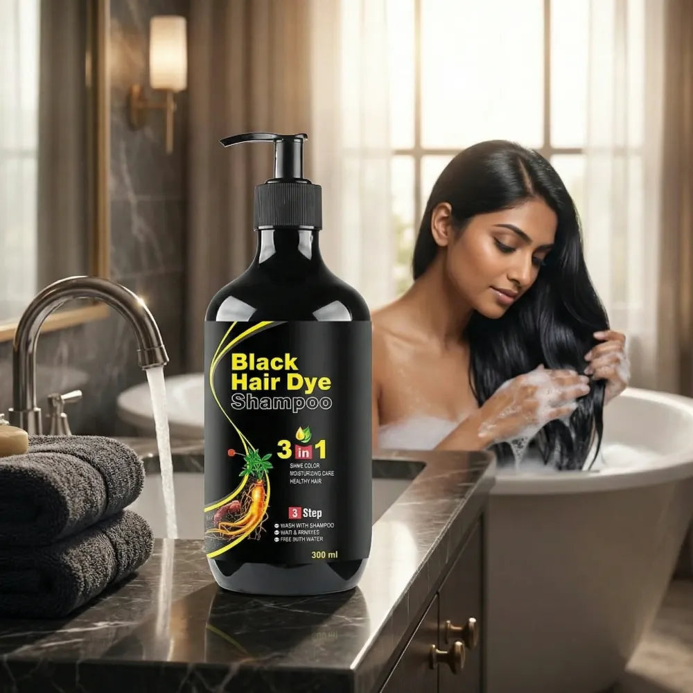 Blosdream 3 in 1 black hair shampoo