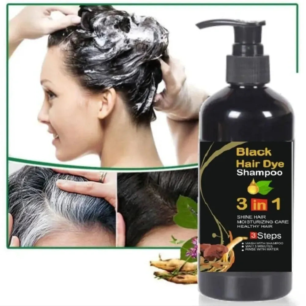 Blosdream 3 in 1 black hair shampoo