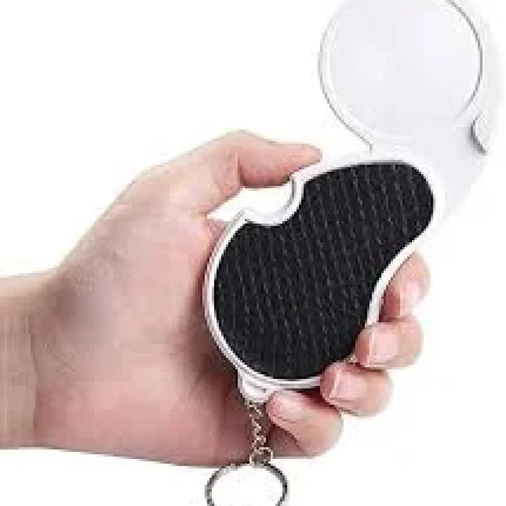 Bright led folding magnifier - office