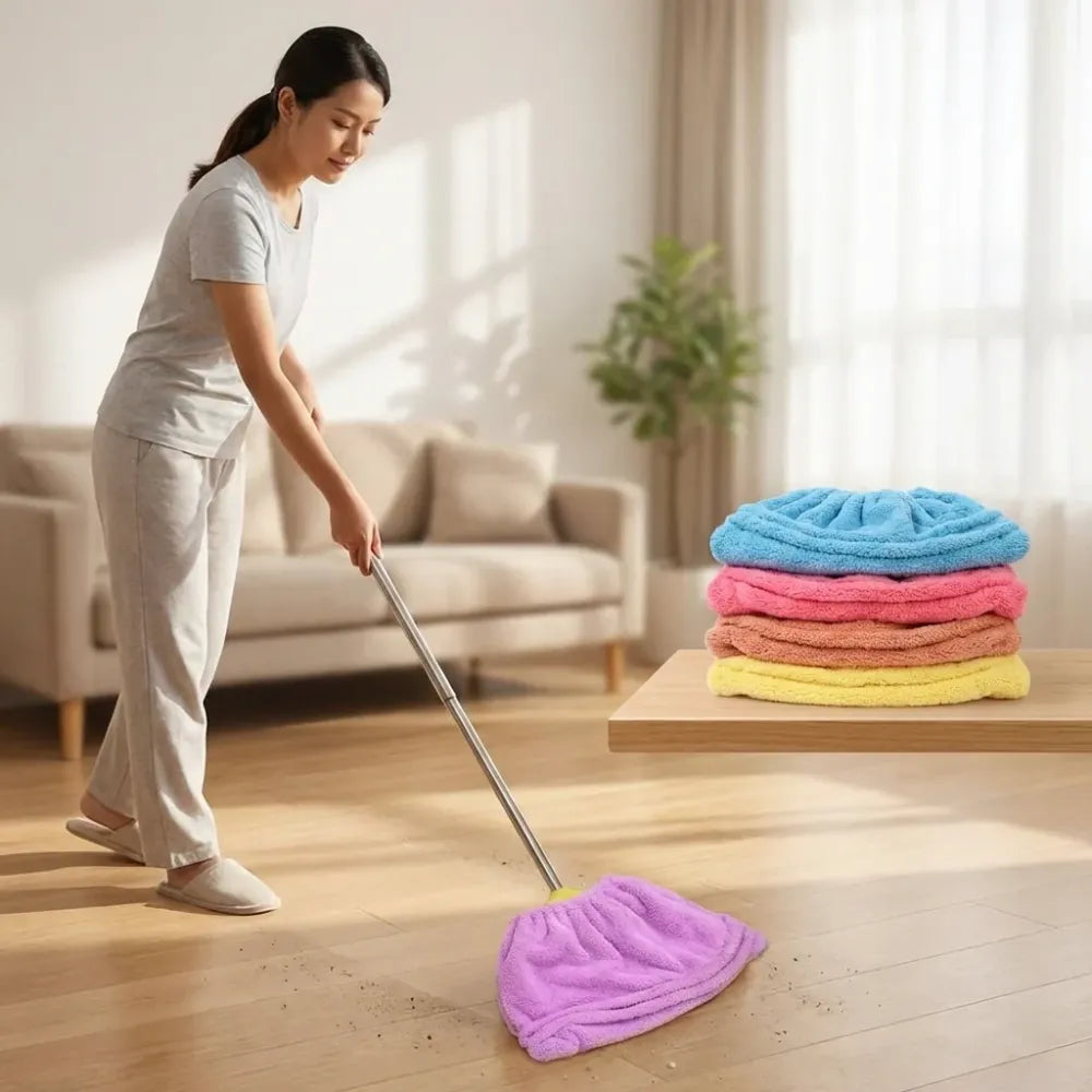 Broom covered dust mop - home essentials