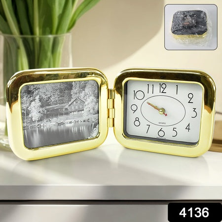 Portable Foldable Desk Clock Space-saving And Stylish (1 Pc)
