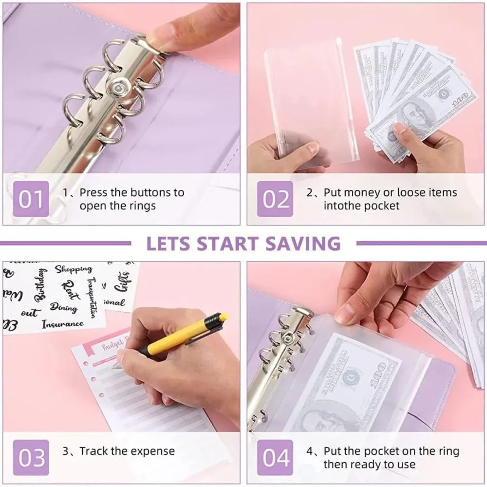 Budget binder notebook