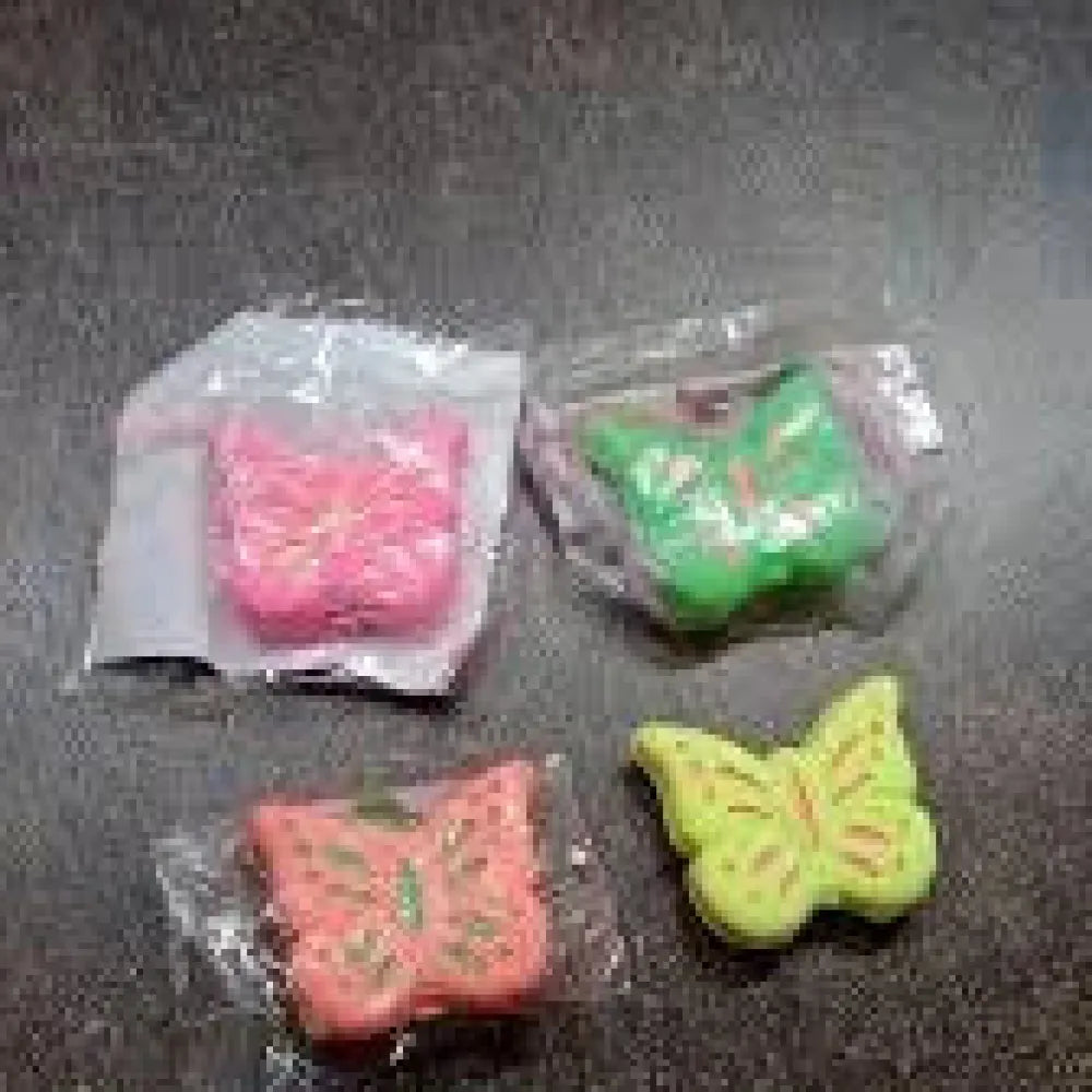 Butterfly-shaped kids eraser - office