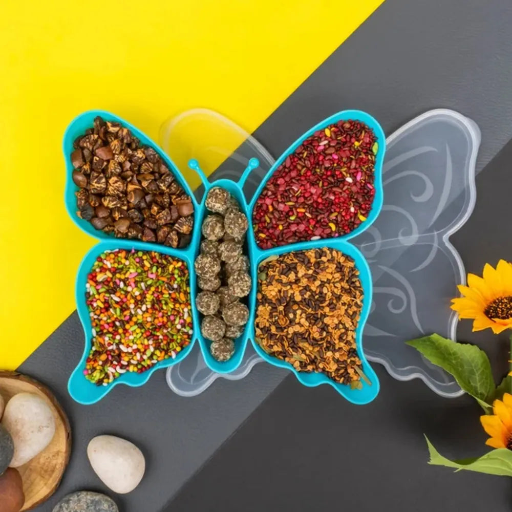 Butterfly snack serving tray - home & kitchen