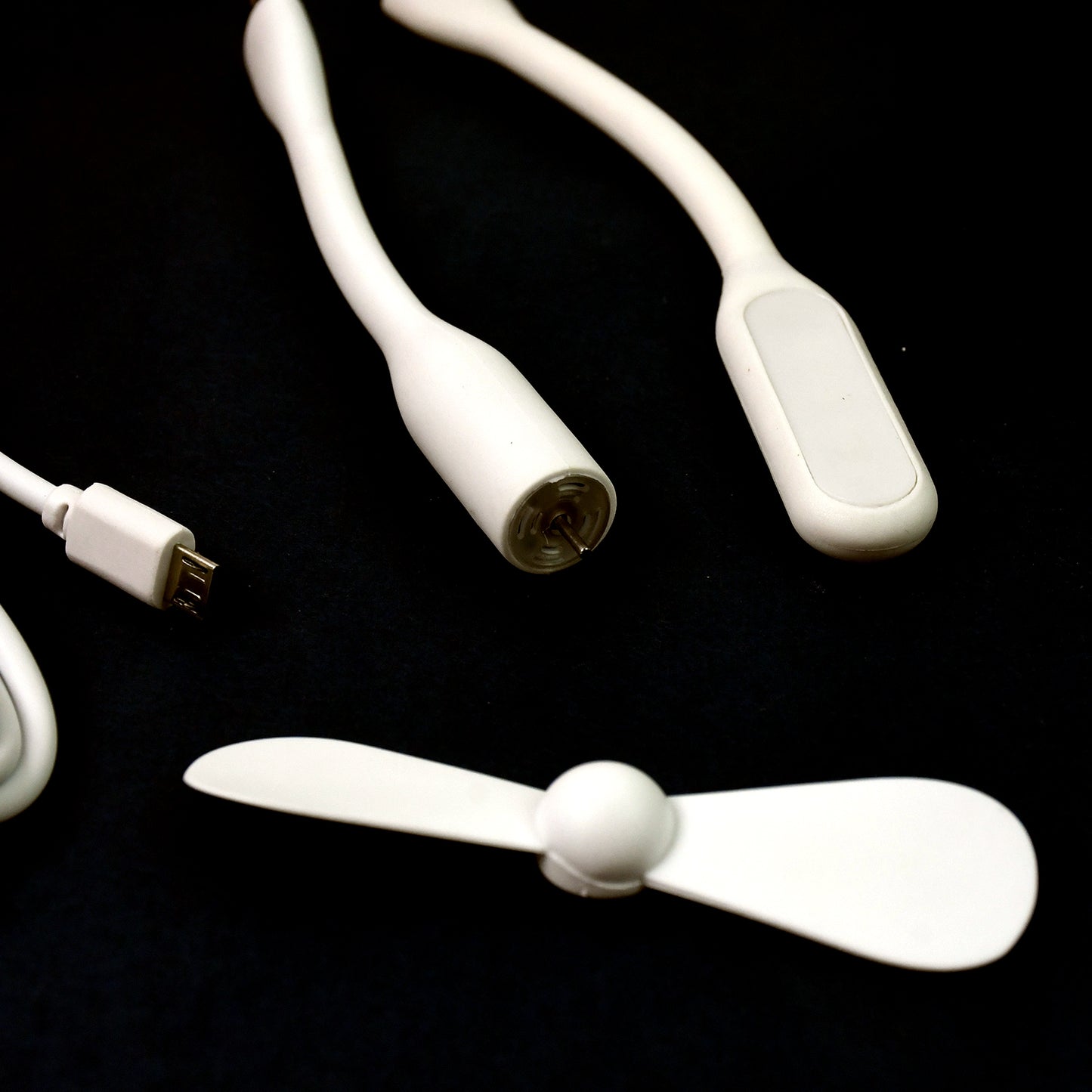 Portable USB Fan & Light Combo