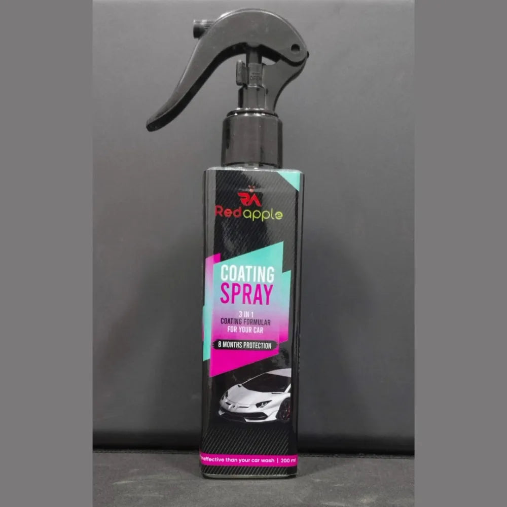 Car coating spray & foam cleaner combo