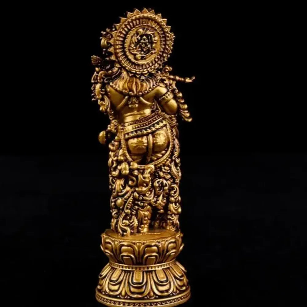 Car dashboard krishna idol - car and bike accessories