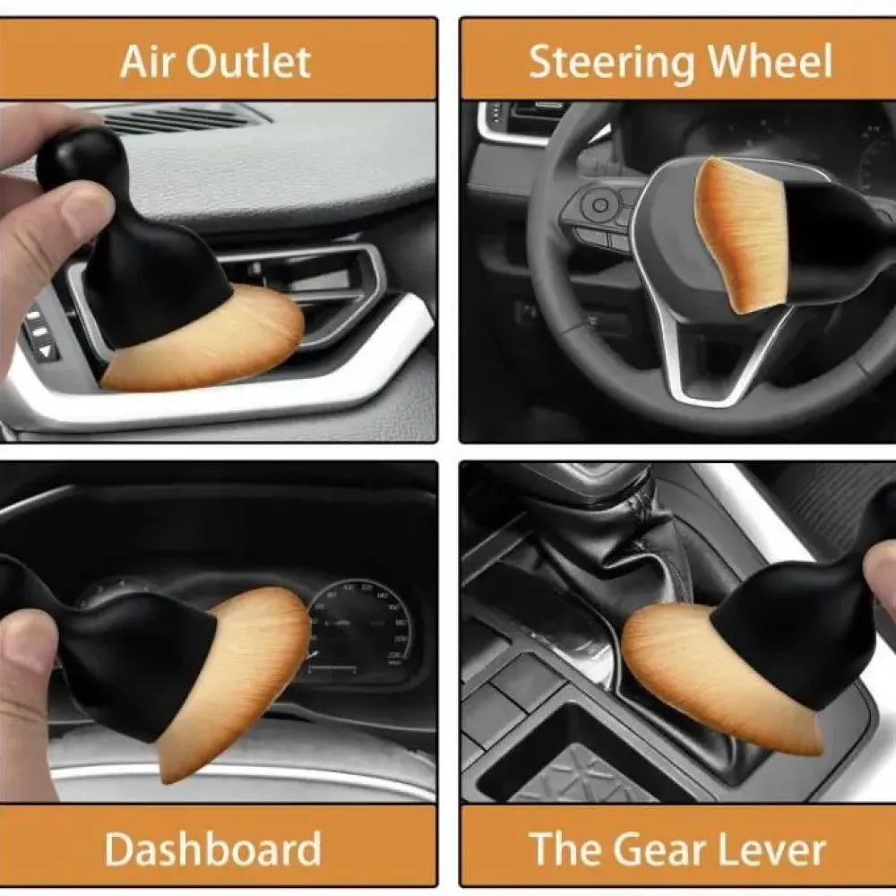 Car interior cleaning dust brush