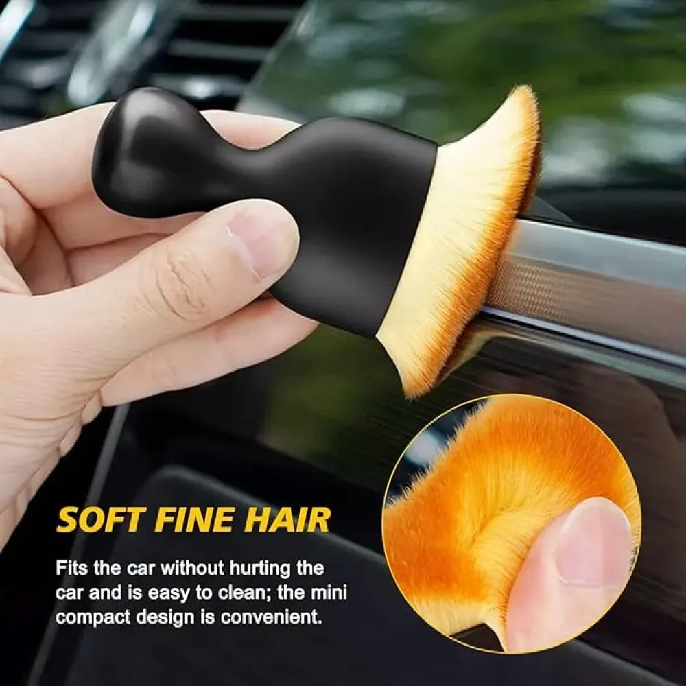Car interior cleaning dust brush