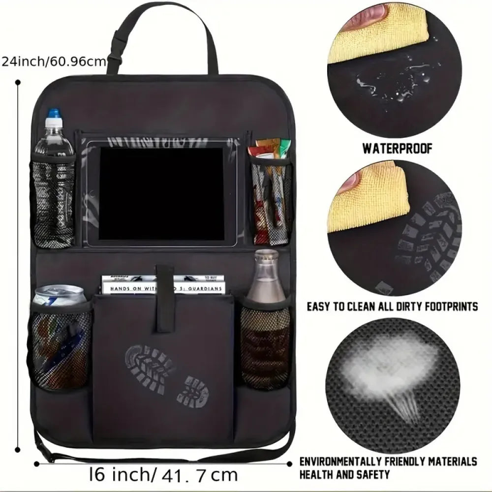 Car seat organizer (2-pack) - car and bike accessories