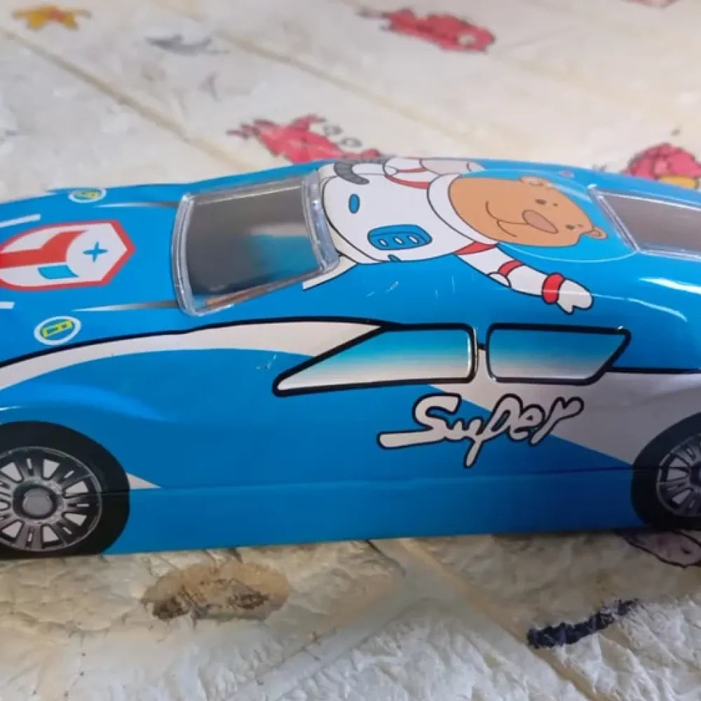 Car-shaped metal pencil box - office