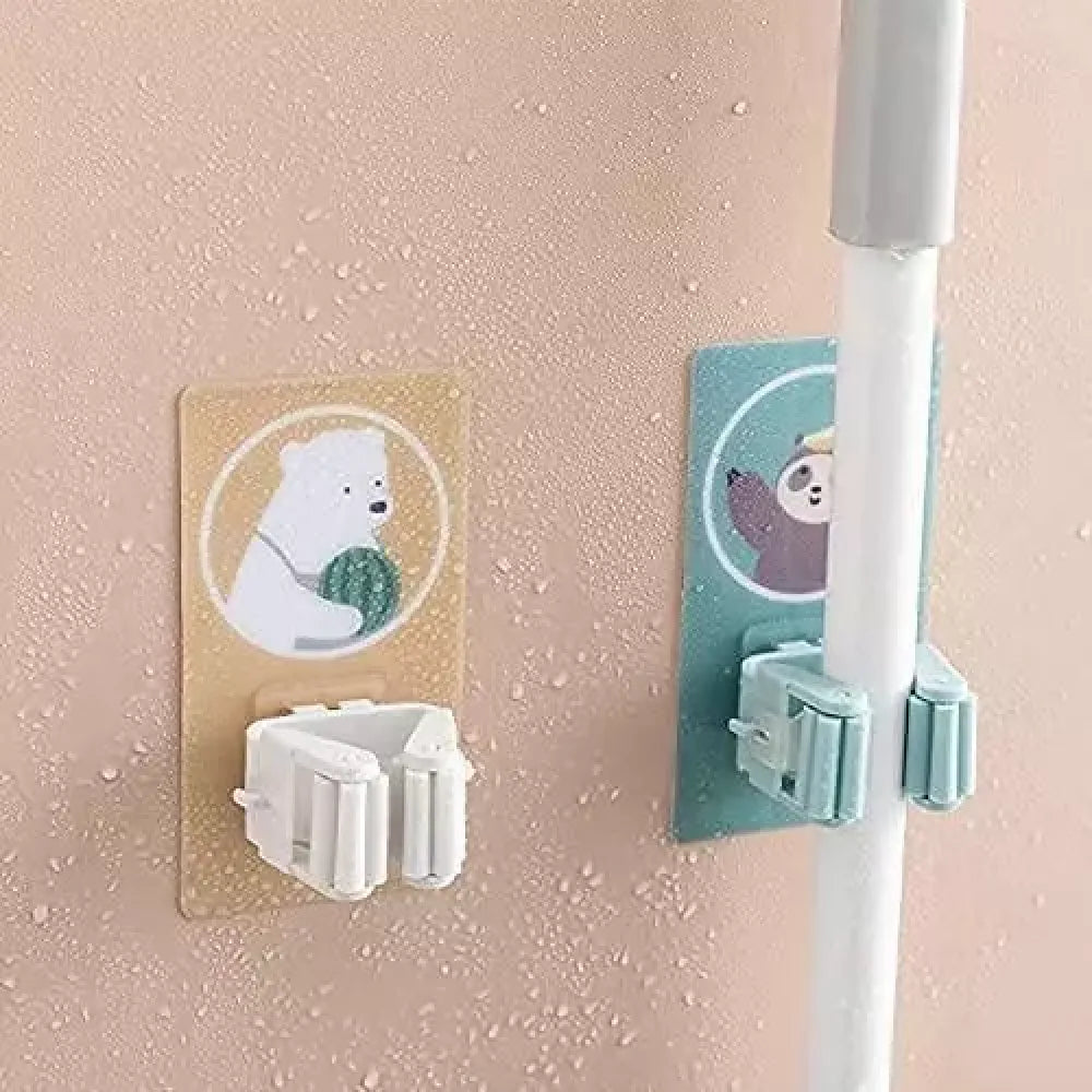 Cartoon mop broom holder - home essentials