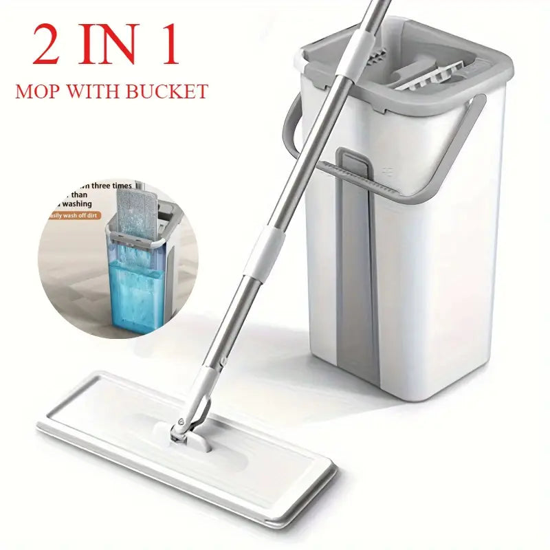 Effortless Flat Mop Set - Home Improvement