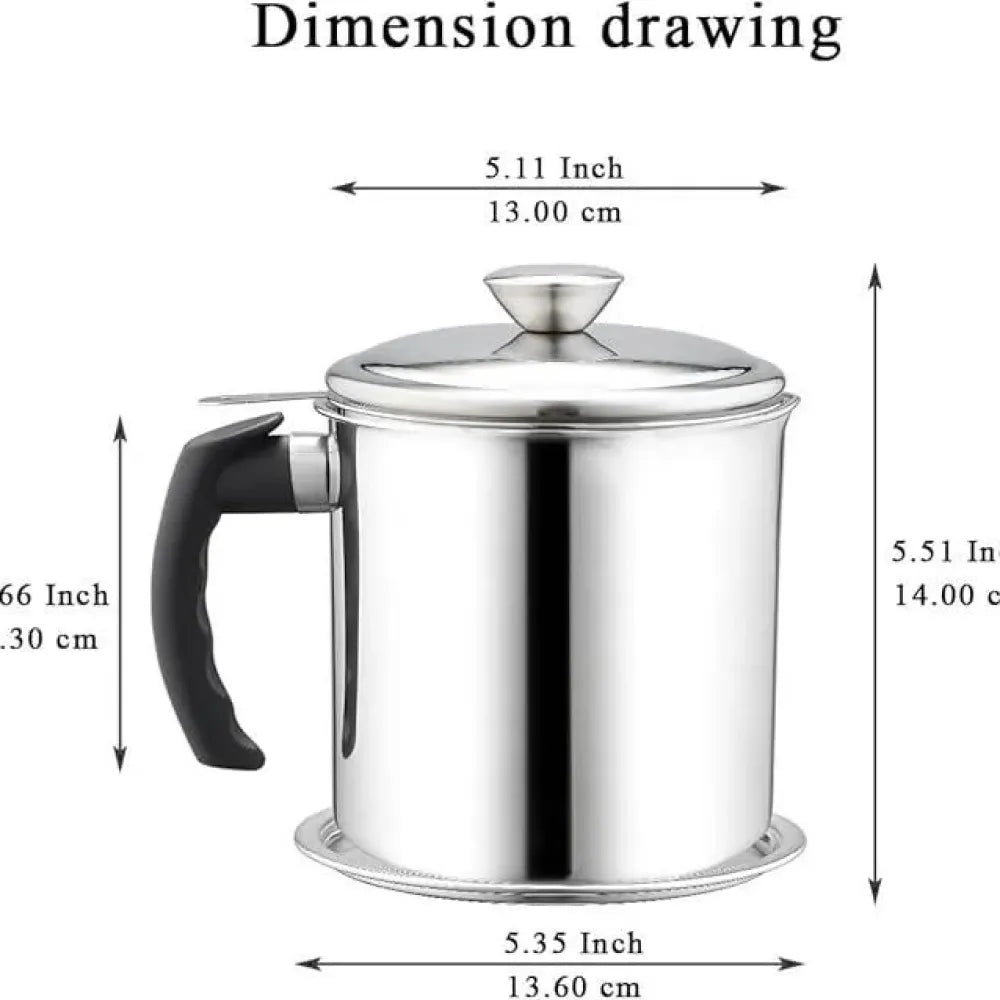 Chef’s oil filter pot