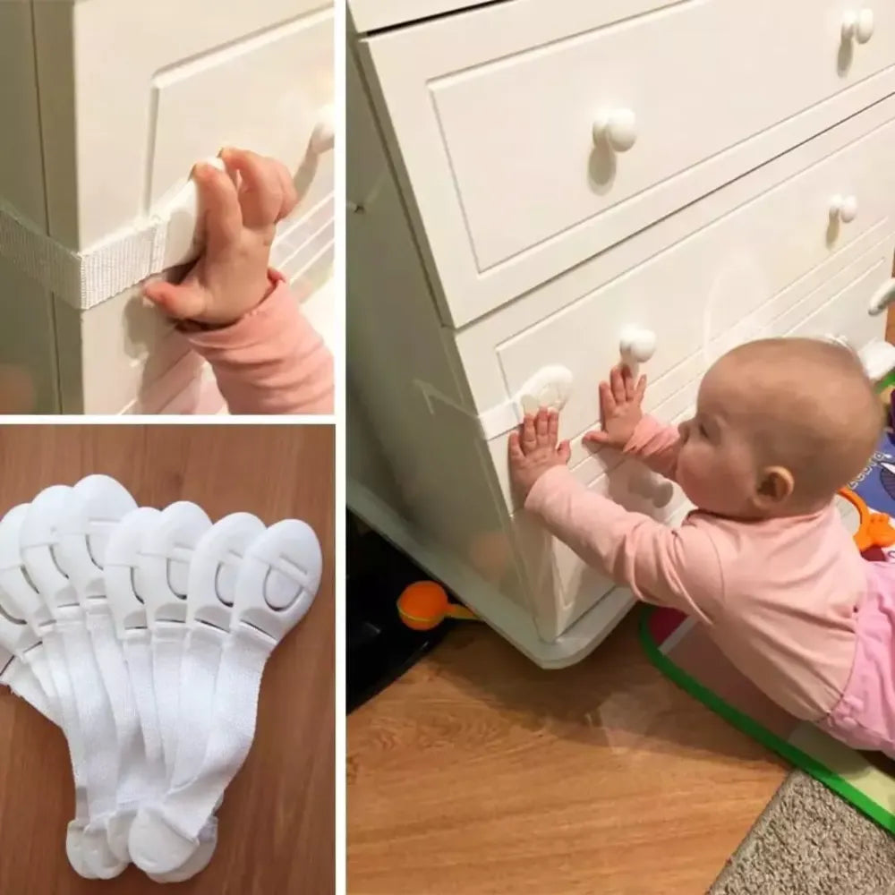 Child safety strap locks - home essentials