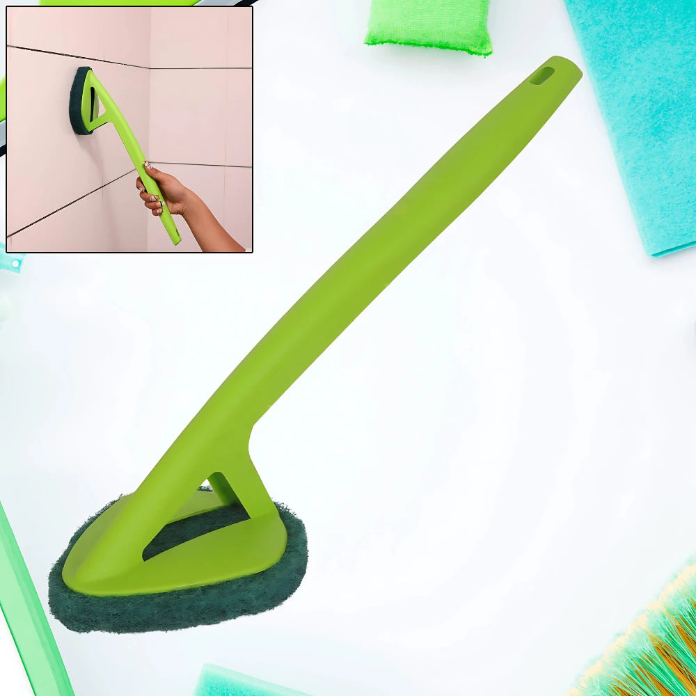 ErgoGrip Corner Scrubber with Long Handle (1 Pc)