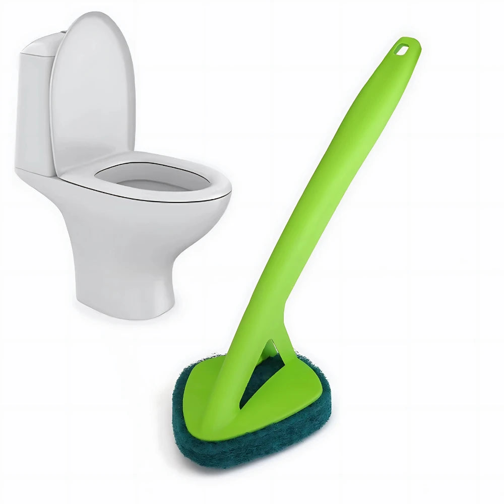 ErgoGrip Corner Scrubber with Long Handle (1 Pc)