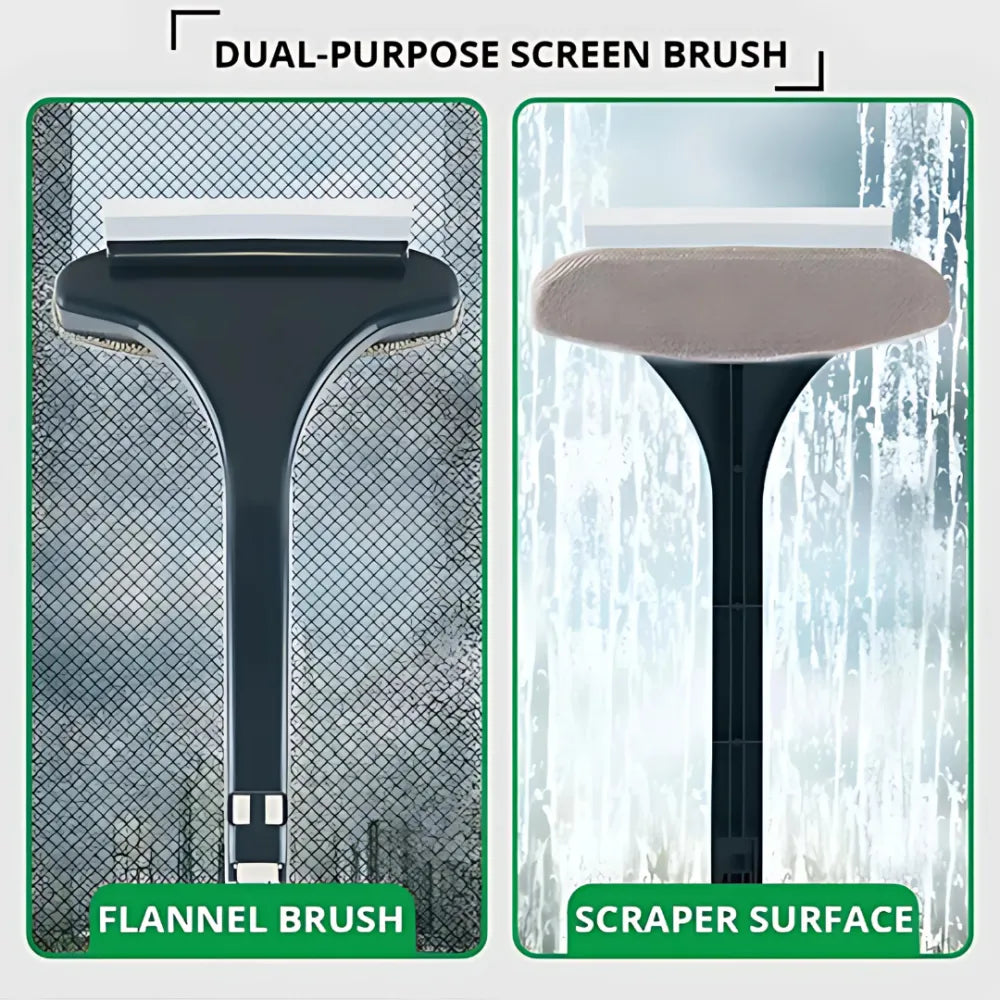 Cleaning brush with long handle