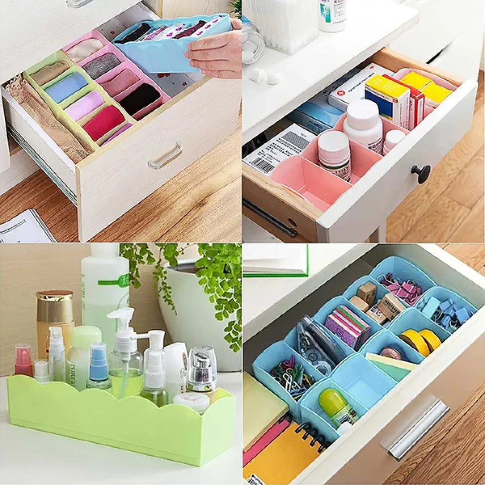 Clear plastic dividers tray organizer - home improvement