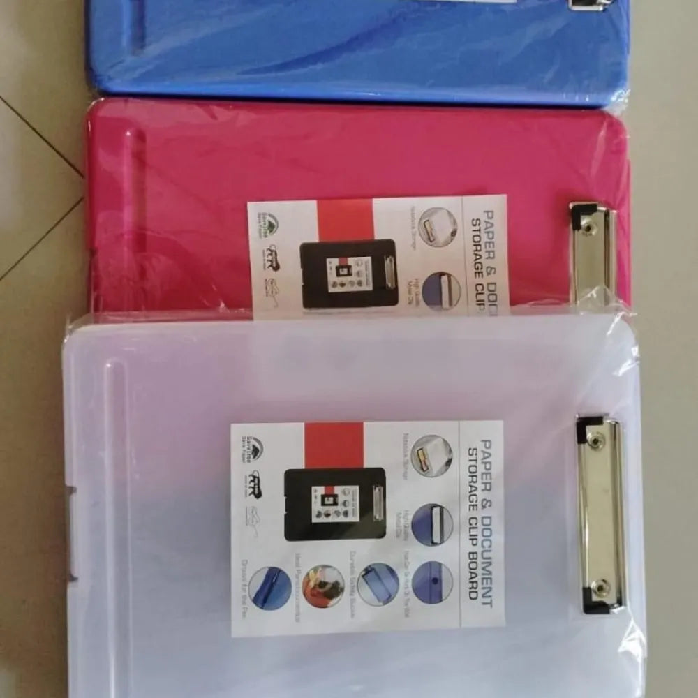 Clipboard paper holder storage writing pad with plastic ideal for office nurse students teachers sales
