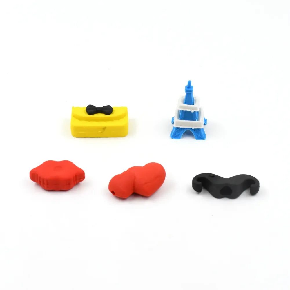 Colorful 3d kids erasers - office