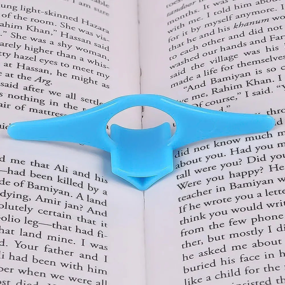 Comfortable thumb book holder - office