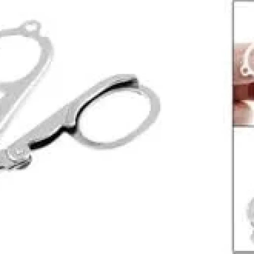 Compact folding craft scissors - office