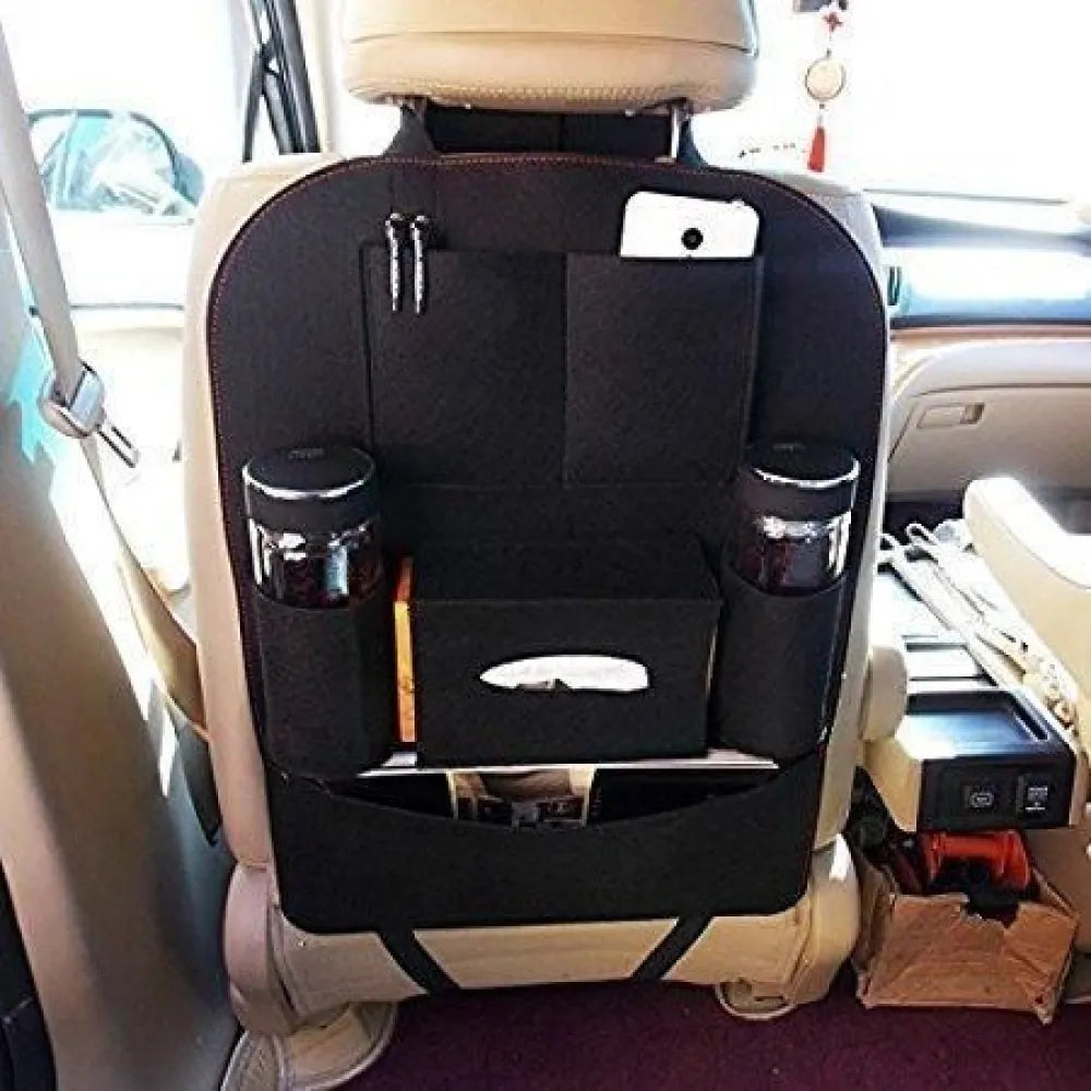 Compatible multi-pocket seat back storage bag organizer holders pack of 2