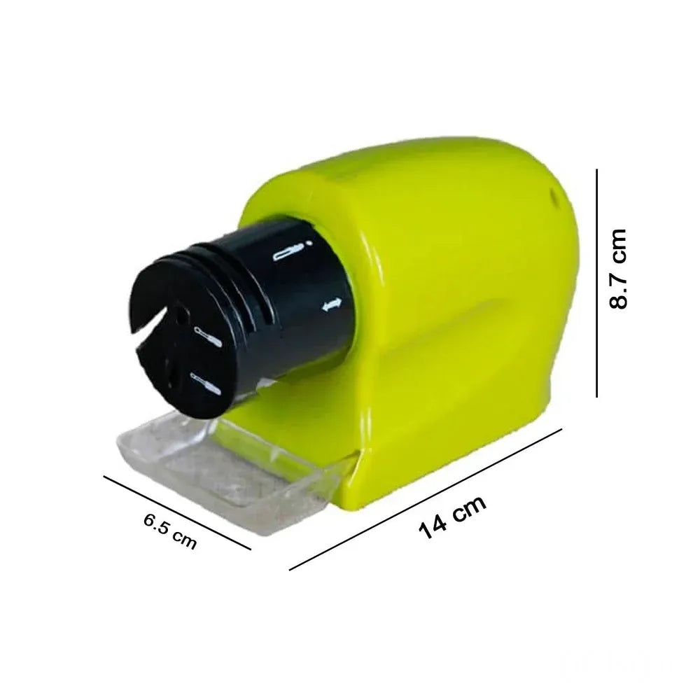 Cordless motorized knife sharpener - kitchen tool