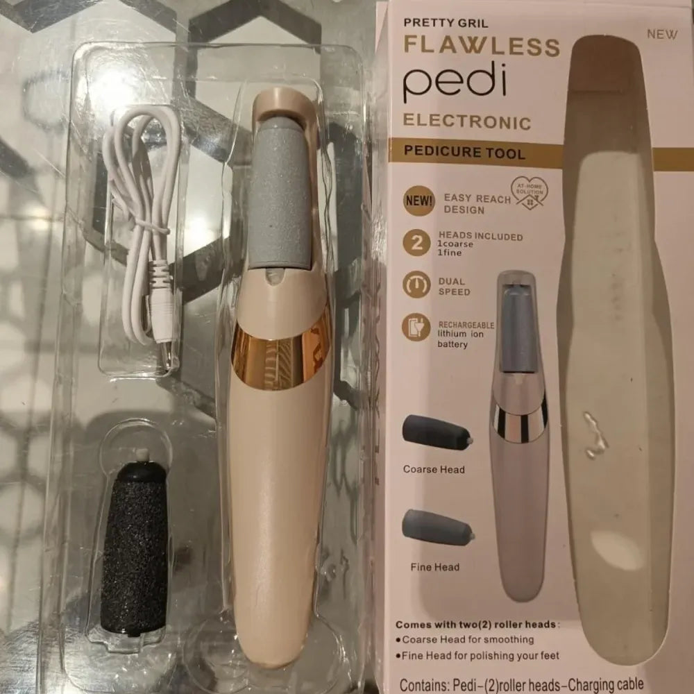 Cordless pedicure callus remover