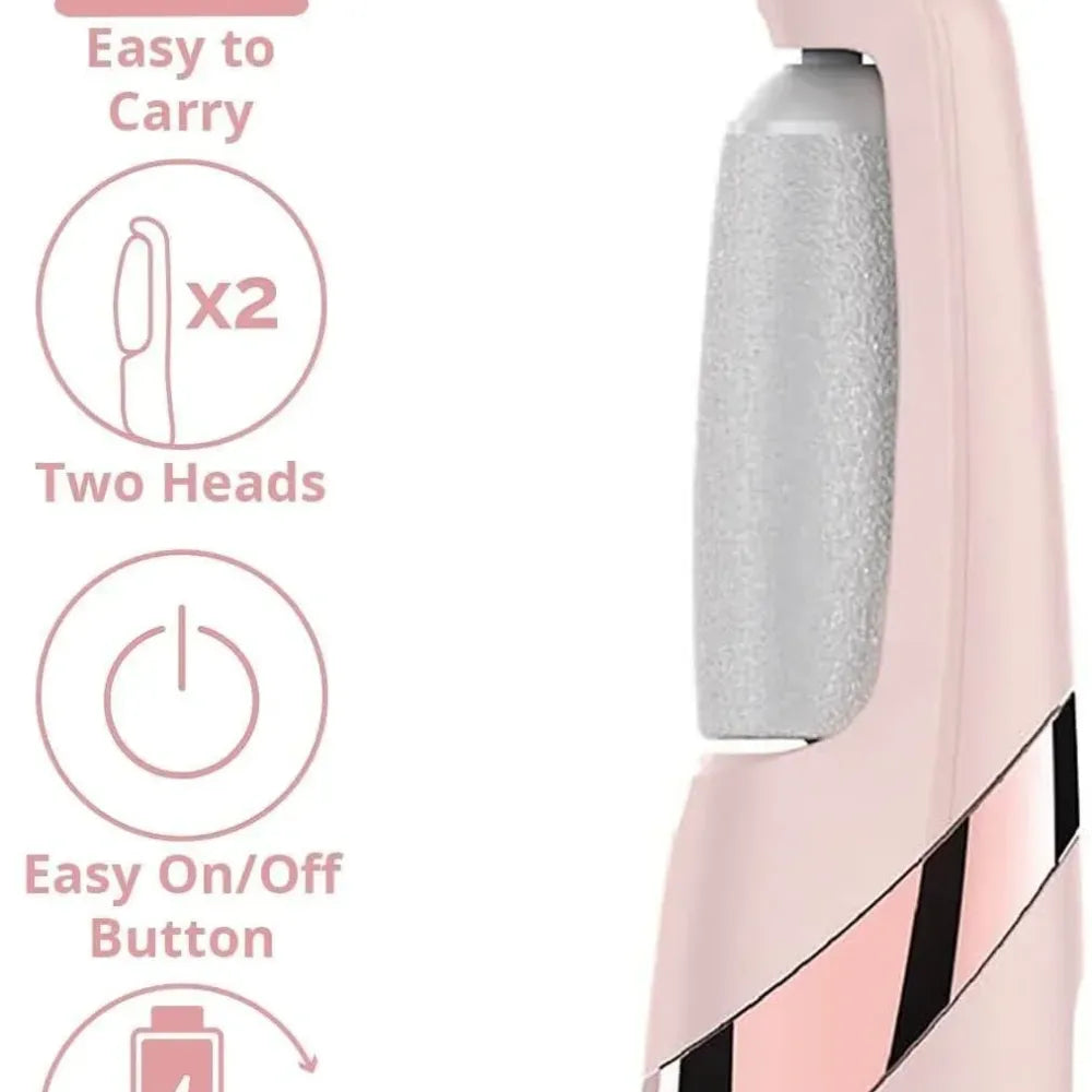 Cordless pedicure callus remover