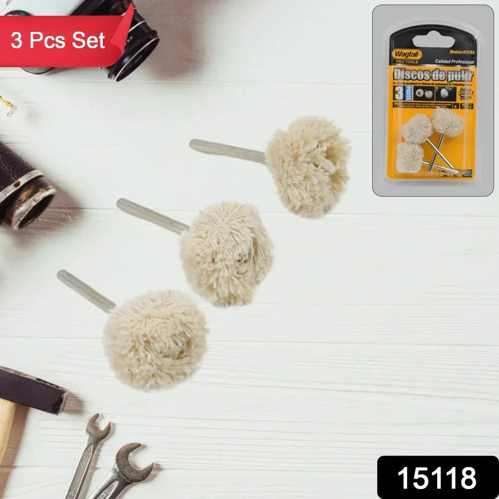 Cotton polishing buffing wheel set - hardware