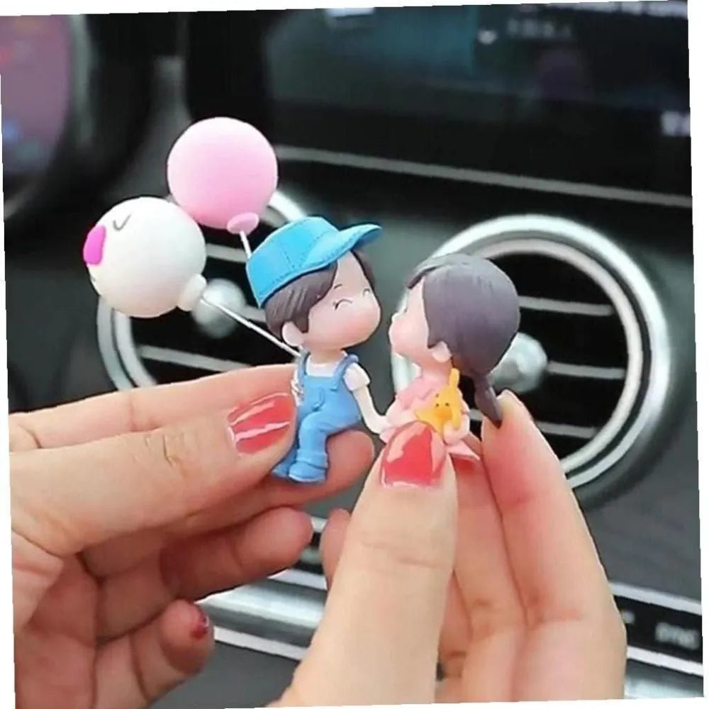 Couple car decoration cute cartoon couples
