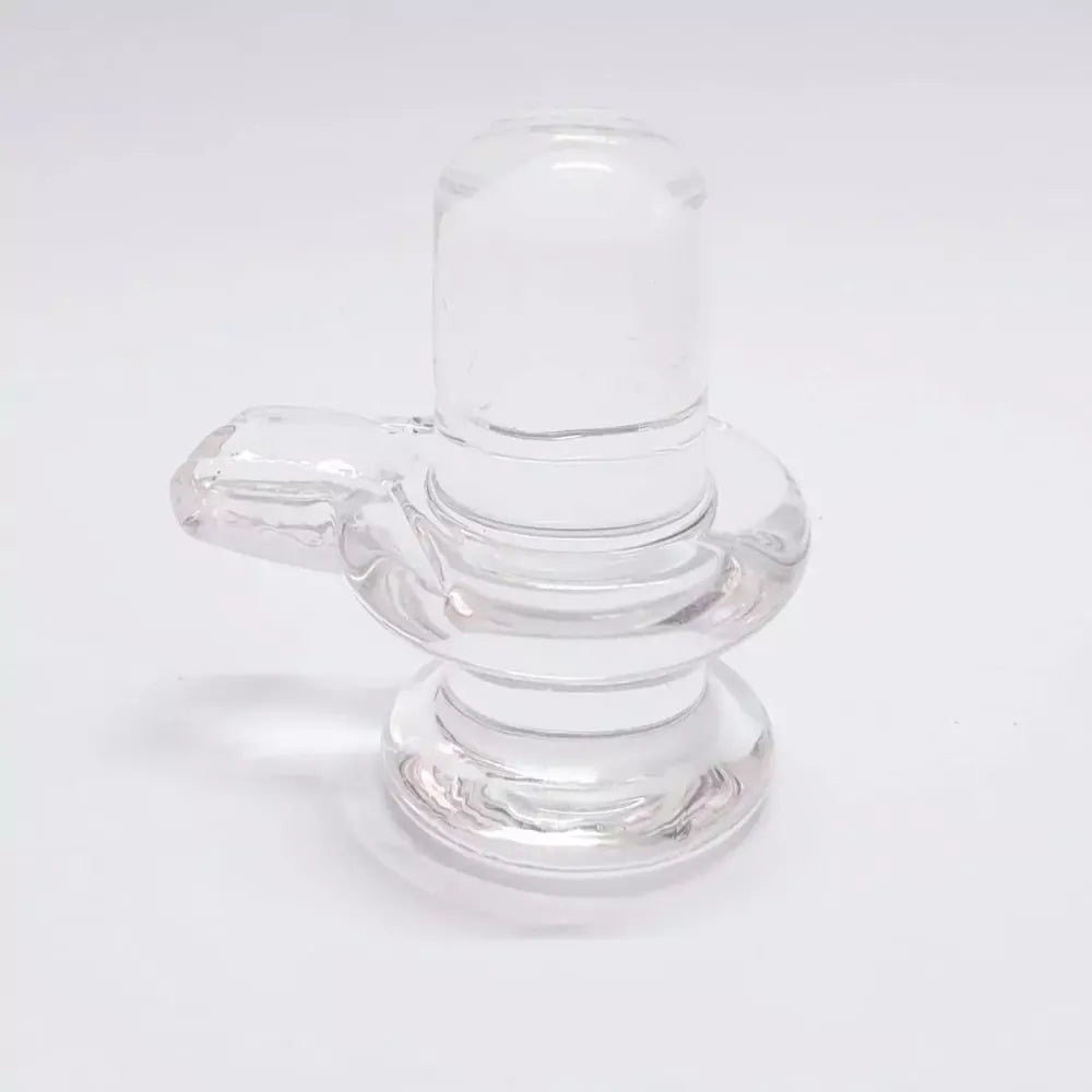 Crystal shivling showpiece - home essentials