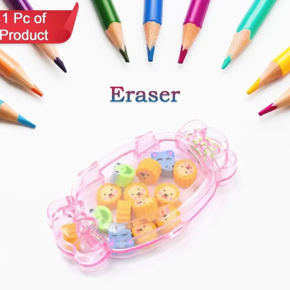 Cute bulk eraser set - office