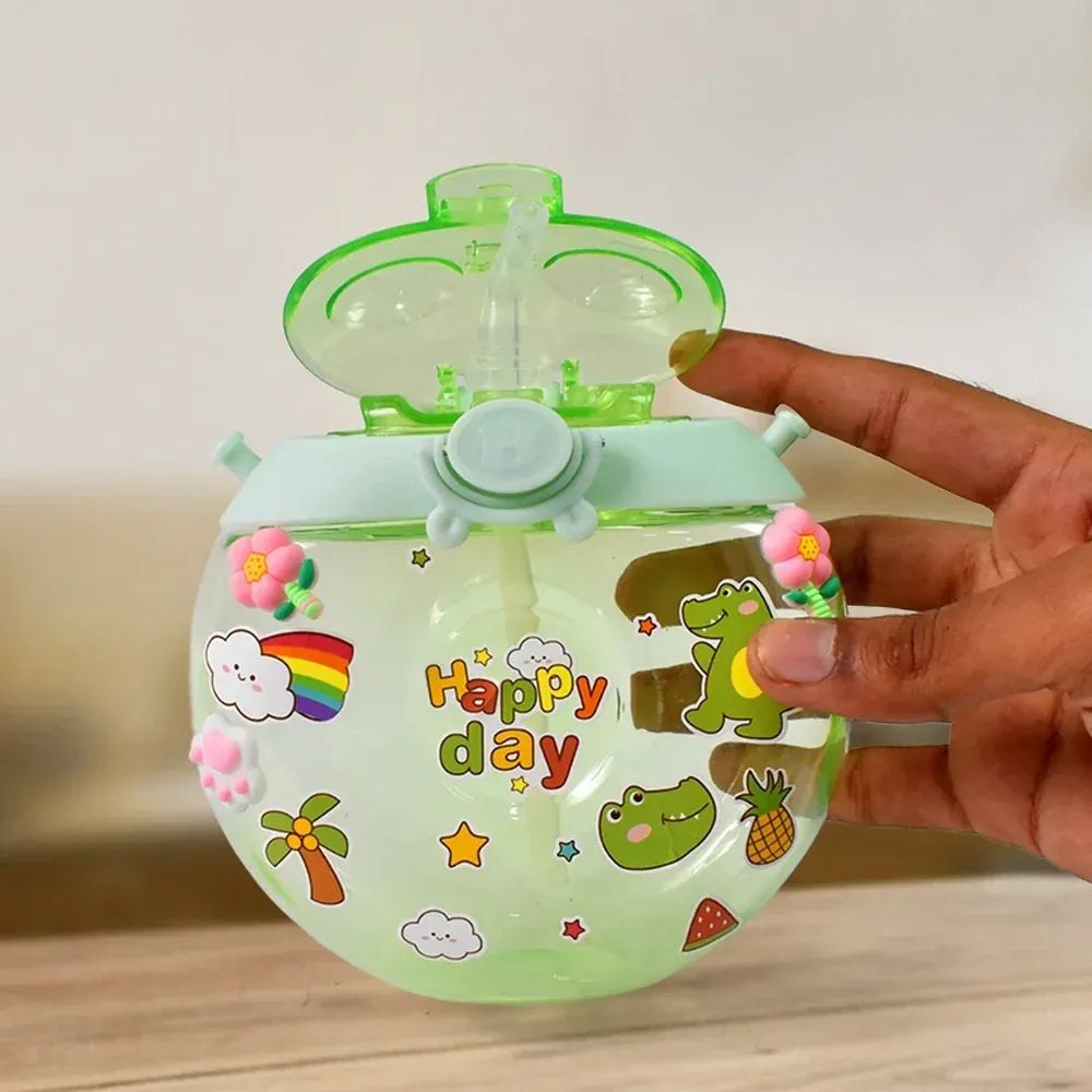 Cute donut kids water bottle - kitchen tool