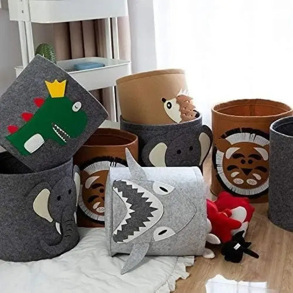 Cute foldable laundry basket
