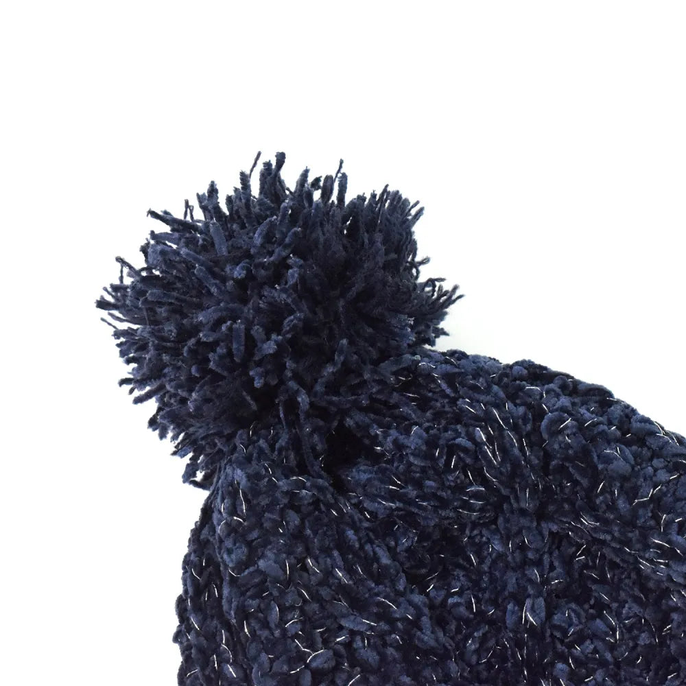 Cute knit winter cap for girls- 1 pc - health & beauty