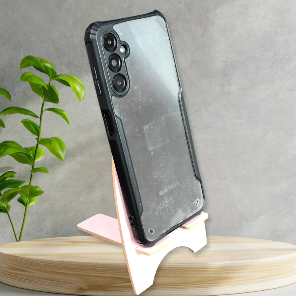 Cute rabbit wood phone stand - electronics