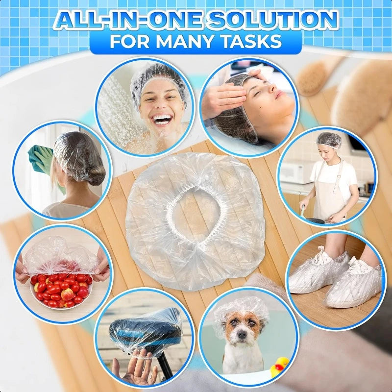 Extra-Thick Disposable Shower Caps