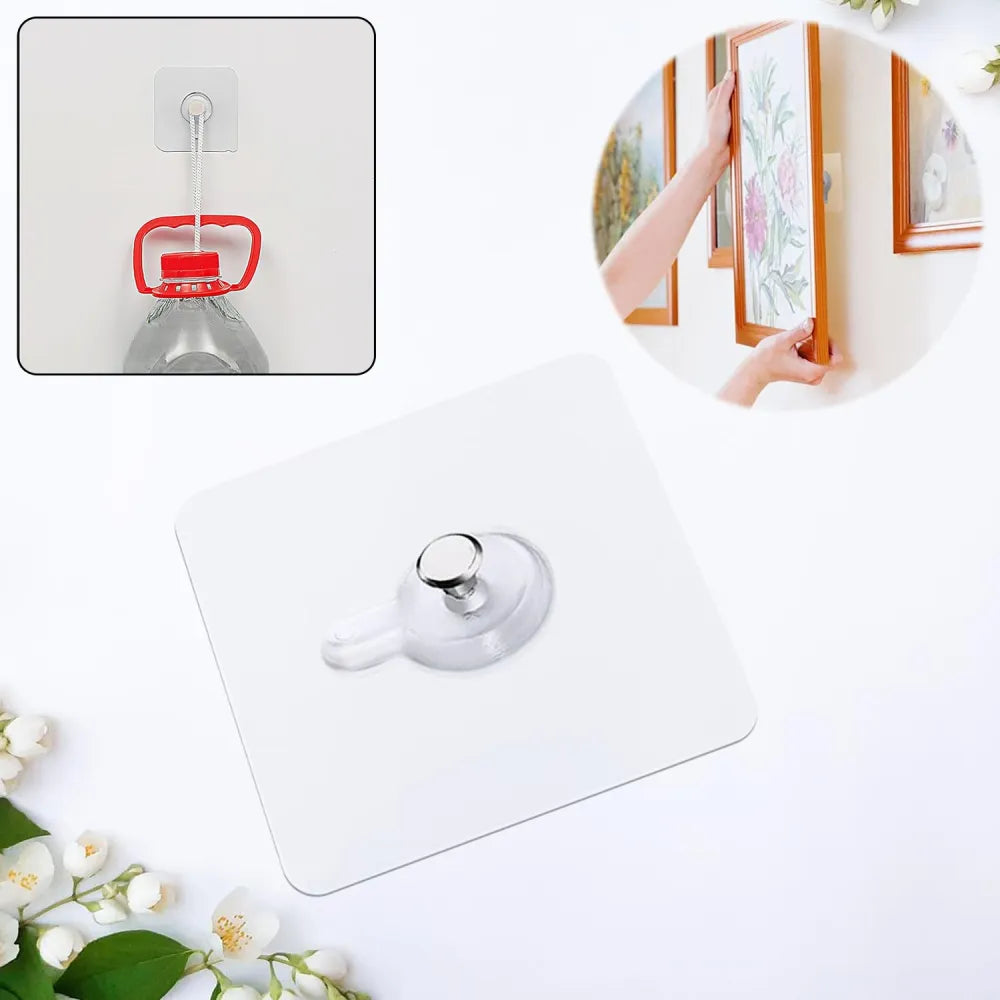 Damage-free adhesive wall hooks - home & kitchen