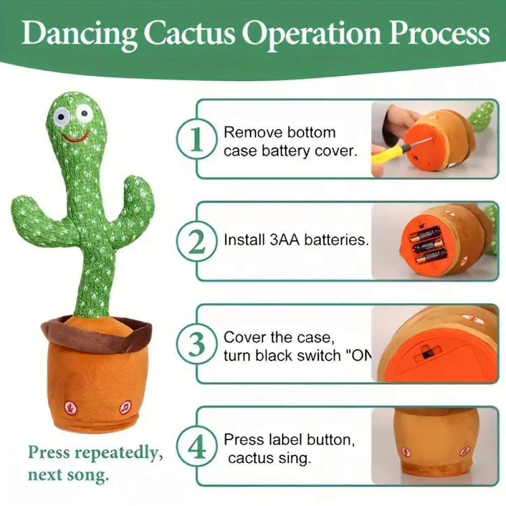 Dancing mimicry cactus toy