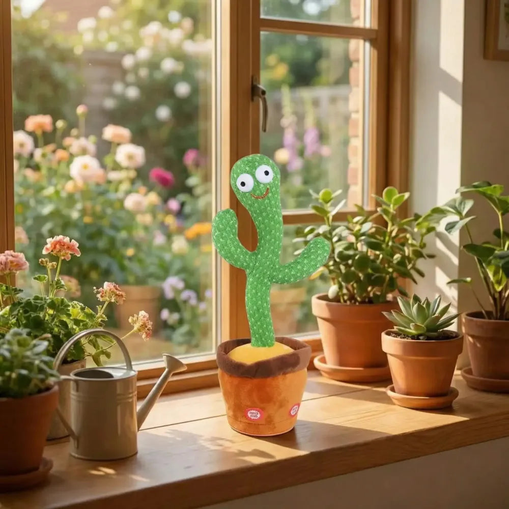 Dancing singing cactus toy
