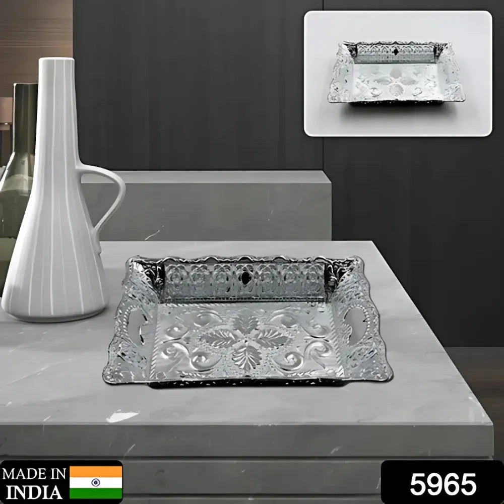 Decorative mukhwas serving tray - home decor