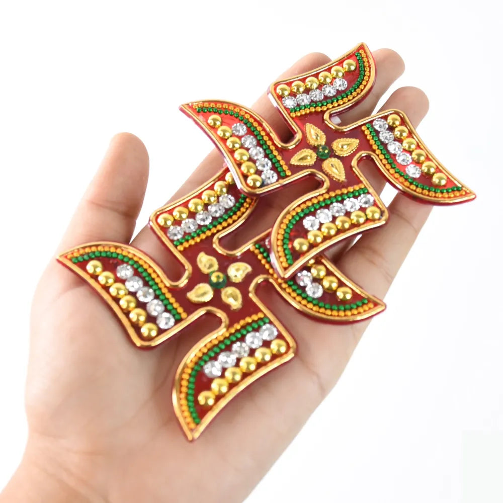 Decorative swastik sticker (2pc set) - home improvement