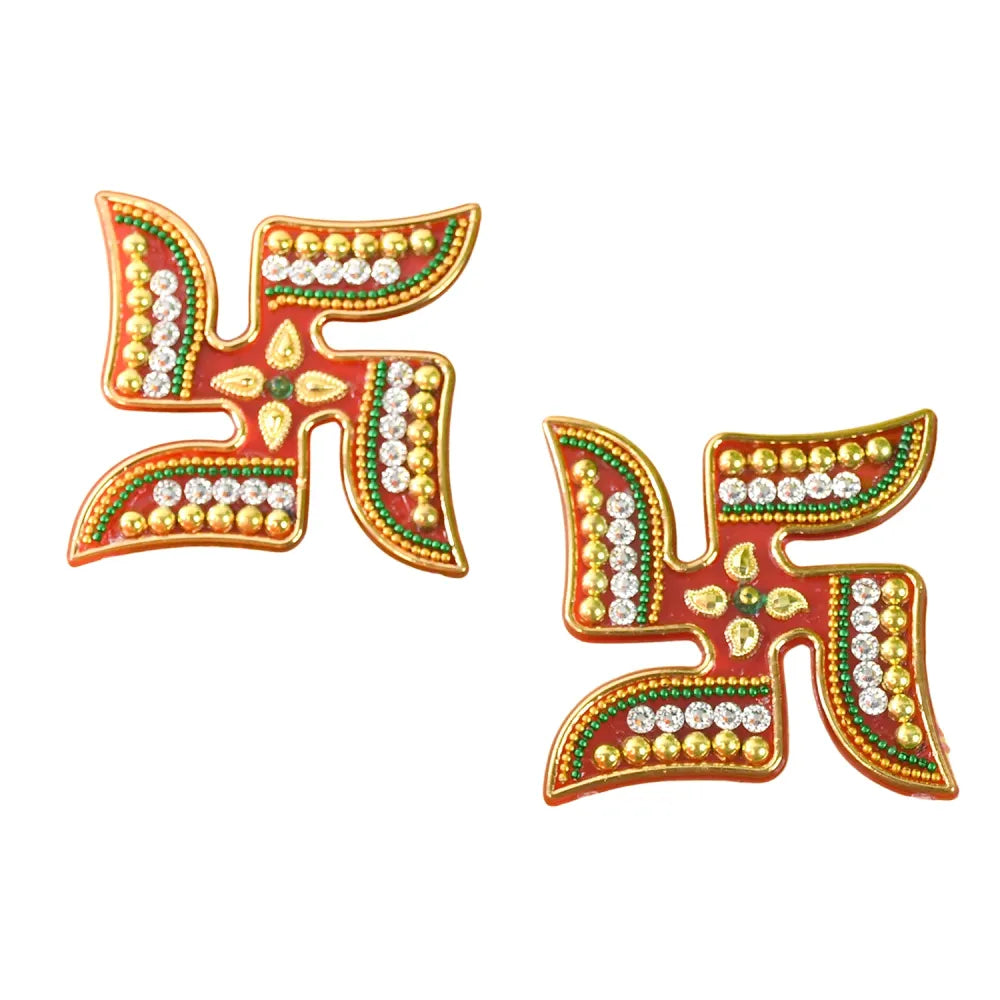 Decorative swastik sticker (2pc set) - home improvement