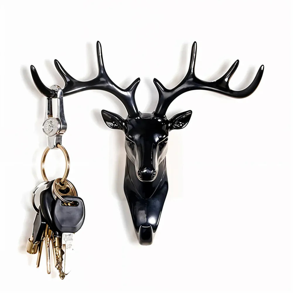 Deer head self-adhesive wall hook - home improvement