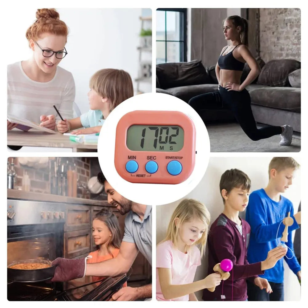 Digital kitchen timer with stand - home &