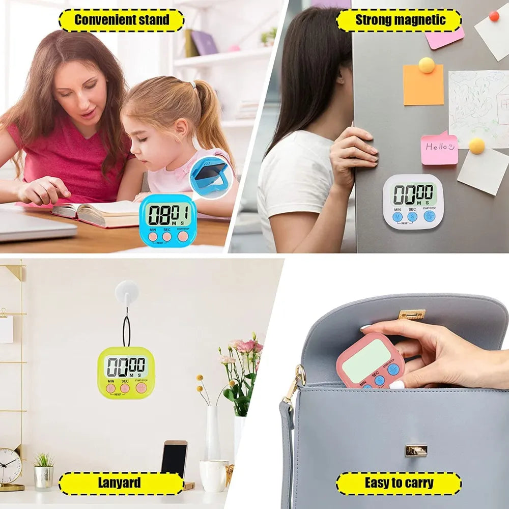 Digital kitchen timer with stand - home &