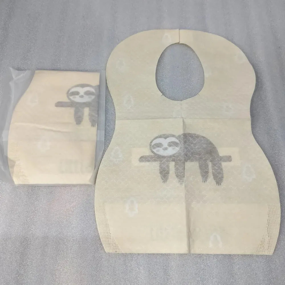 Disposable baby feeding bibs